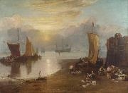 Joseph Mallord William Turner, Sun rising tyhrough vapour:Fishermen cleaning and selling  fish  (mk31)